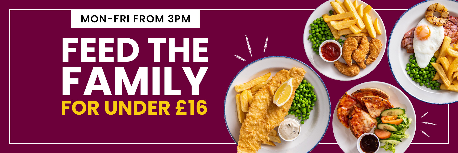 Feed the family for under £15